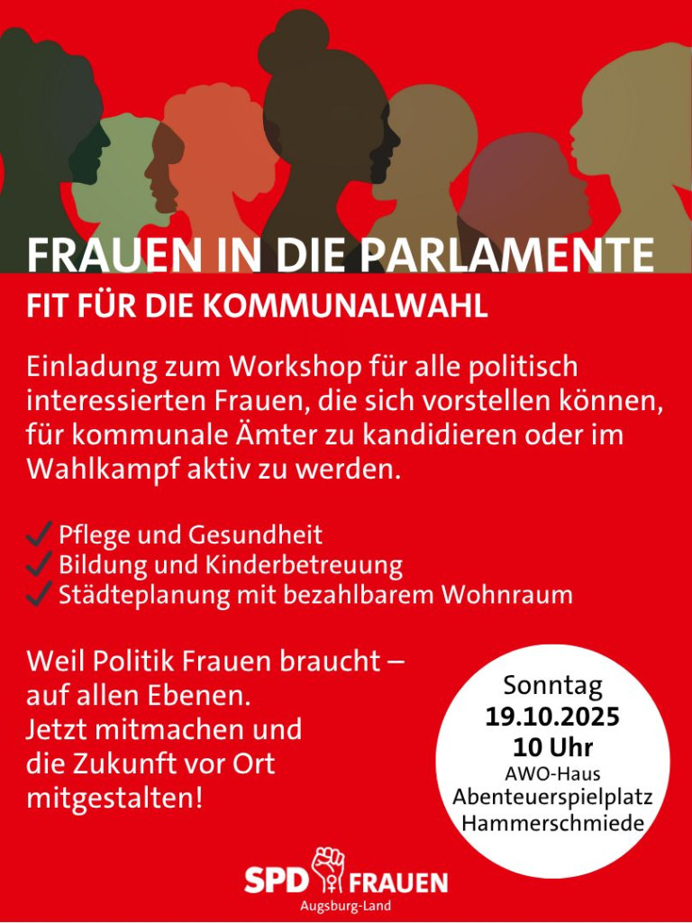 Frauen in die Parlamente